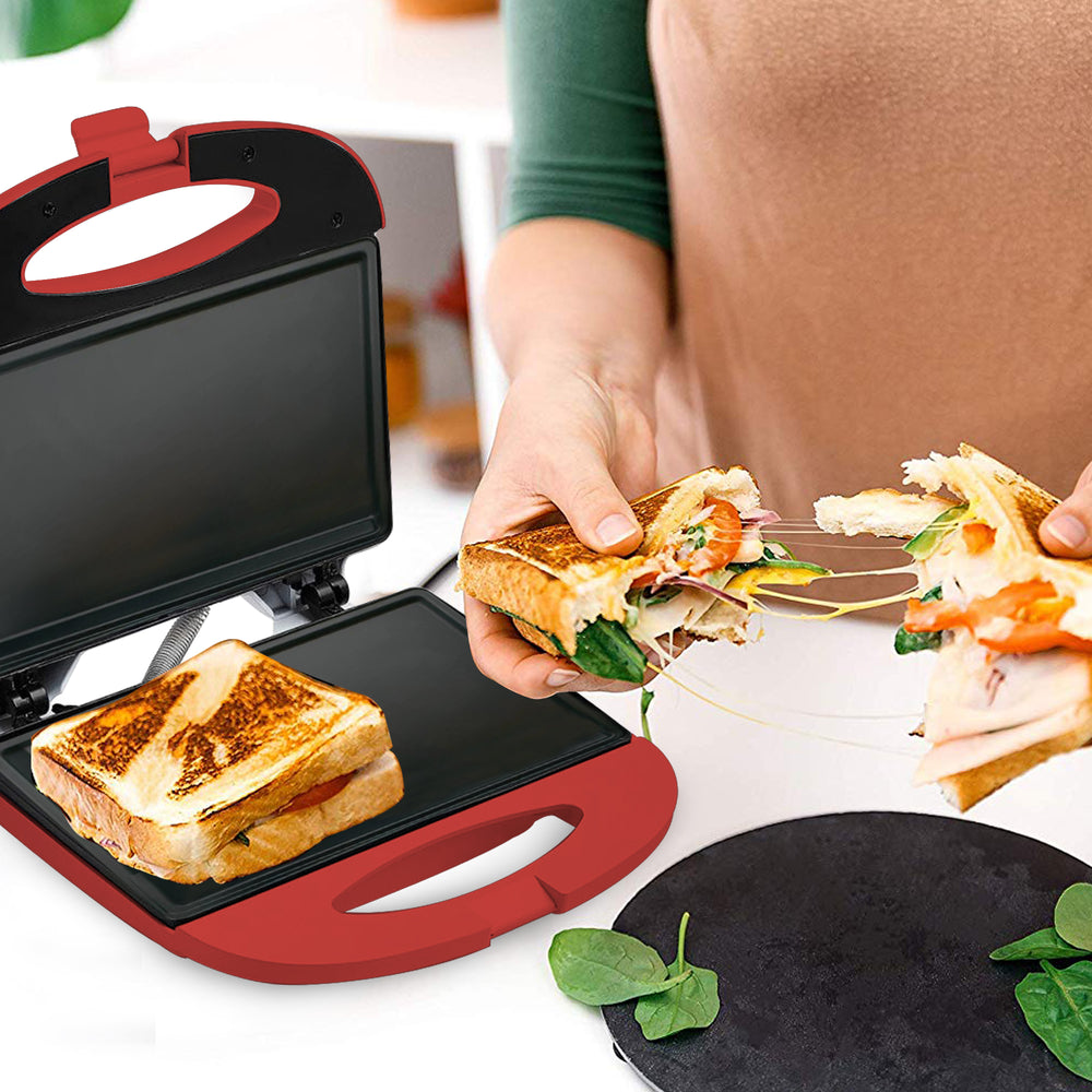 
                  
                    Bene Casa flat grill sandwich maker, cool touch, non-stick, compact, flat grid
                  
                