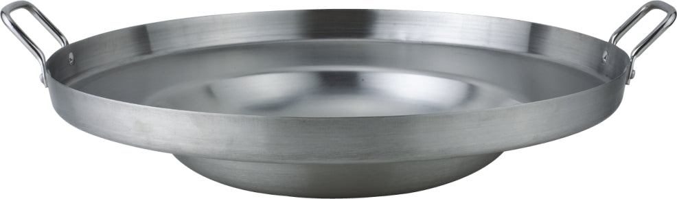 
                  
                    Bene Casa stainless-steel 22.4-inch Comal pan, belly up, rust free
                  
                