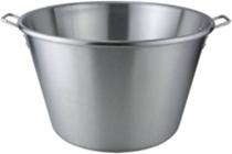 
                  
                    Bene Casa stainless-steel 22.4-inch Comal pan, belly-up for gas burner use, rust free Comal pan, double riveted handle Comal pan
                  
                