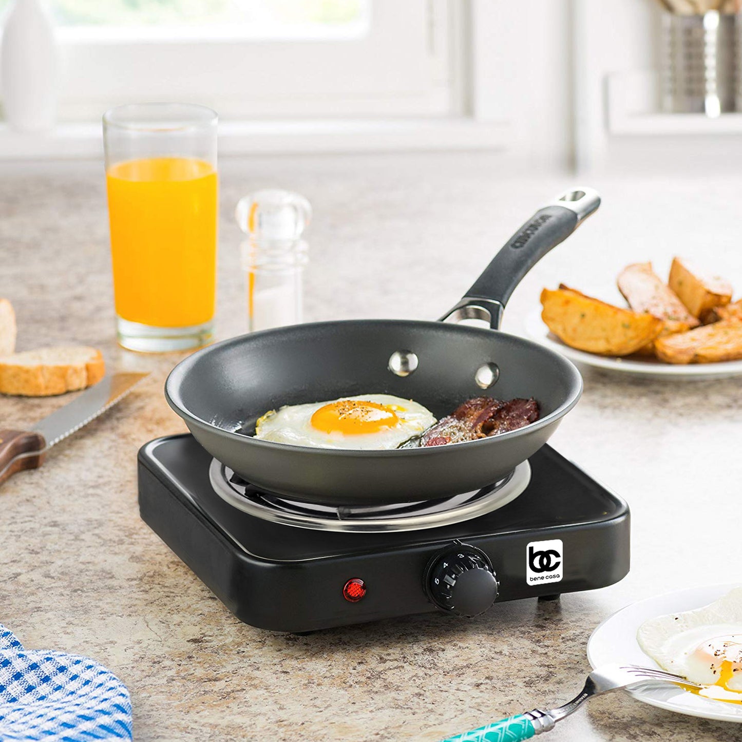 Bene Casa Electric Double Burner